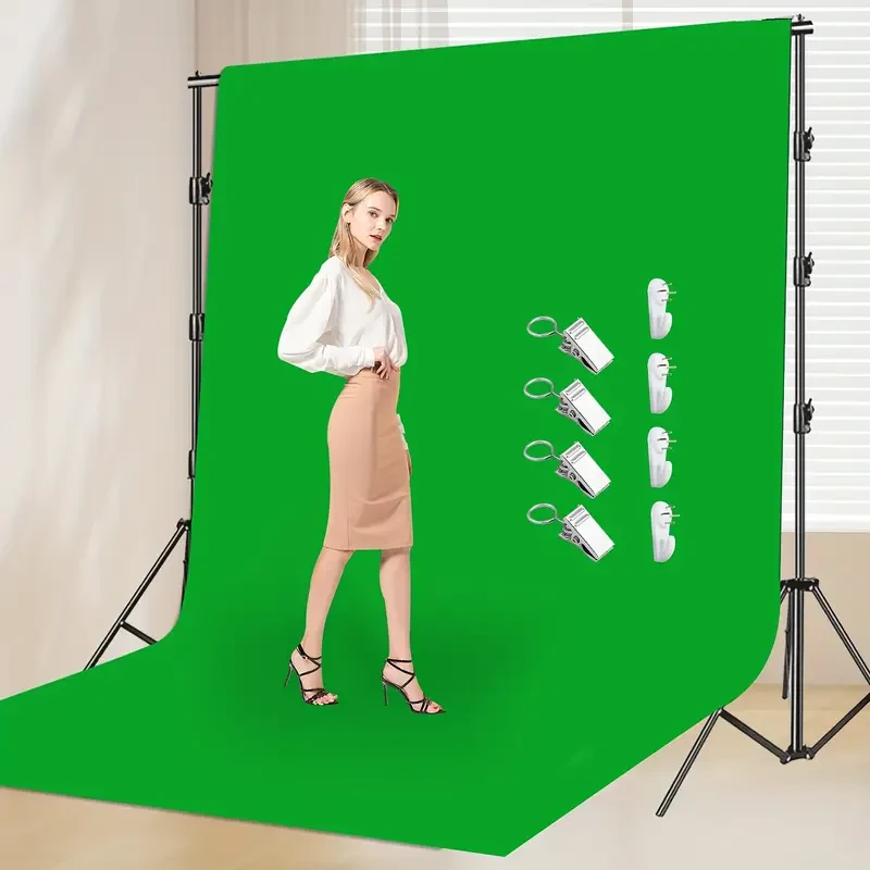 ZOMEI 200.0x199.9 cm Green Screen Background Stand Kit