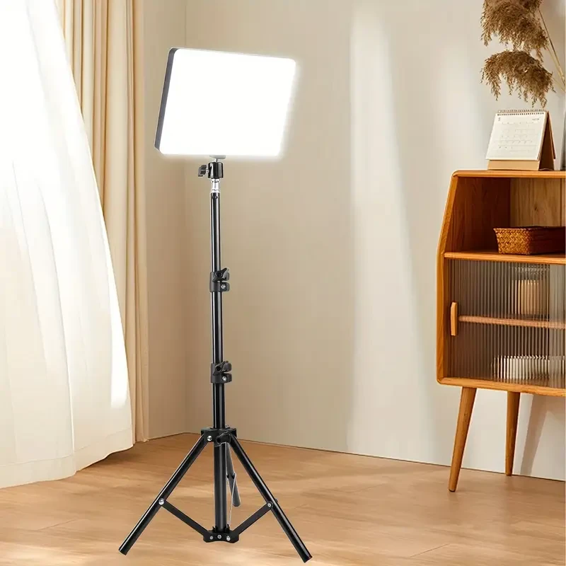 LAQIUIUE 10 Inch LED Flat Panel Light with 43 Inch Tripod