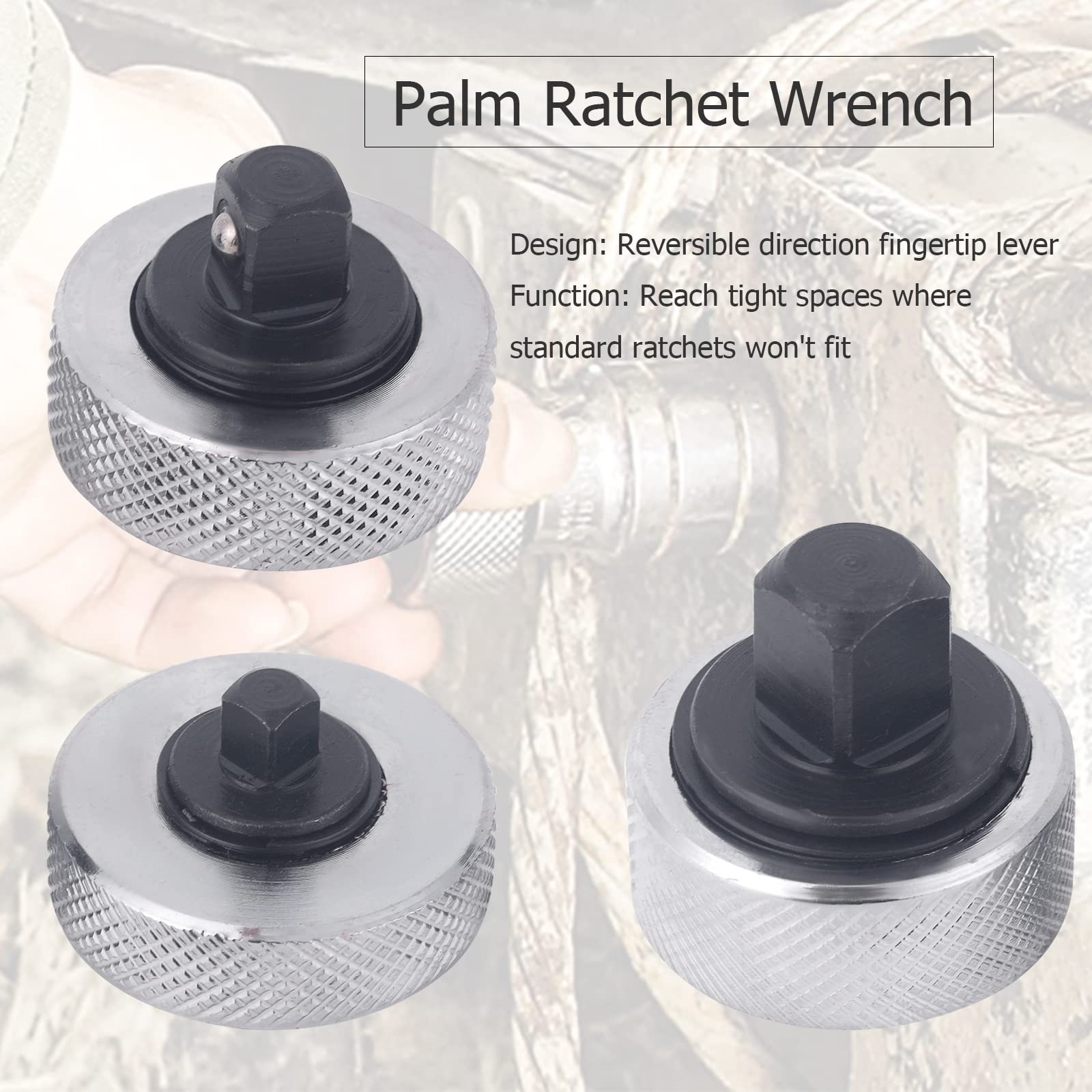 3-Piece Mini Ratchet Wrench Set