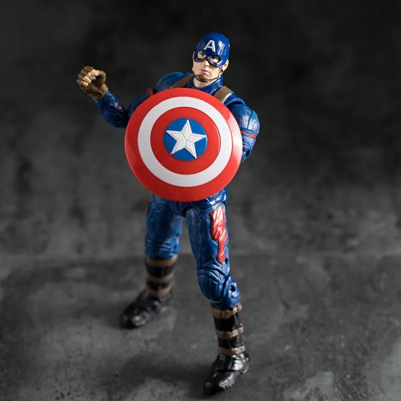 18cm Captain America Avengers Anime Character Toy Model