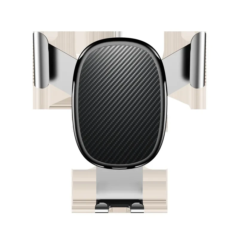 Vehicle gravity automatic clamping bracket