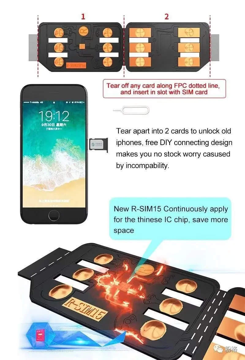 Compatible with Apple , Phone unlock card
