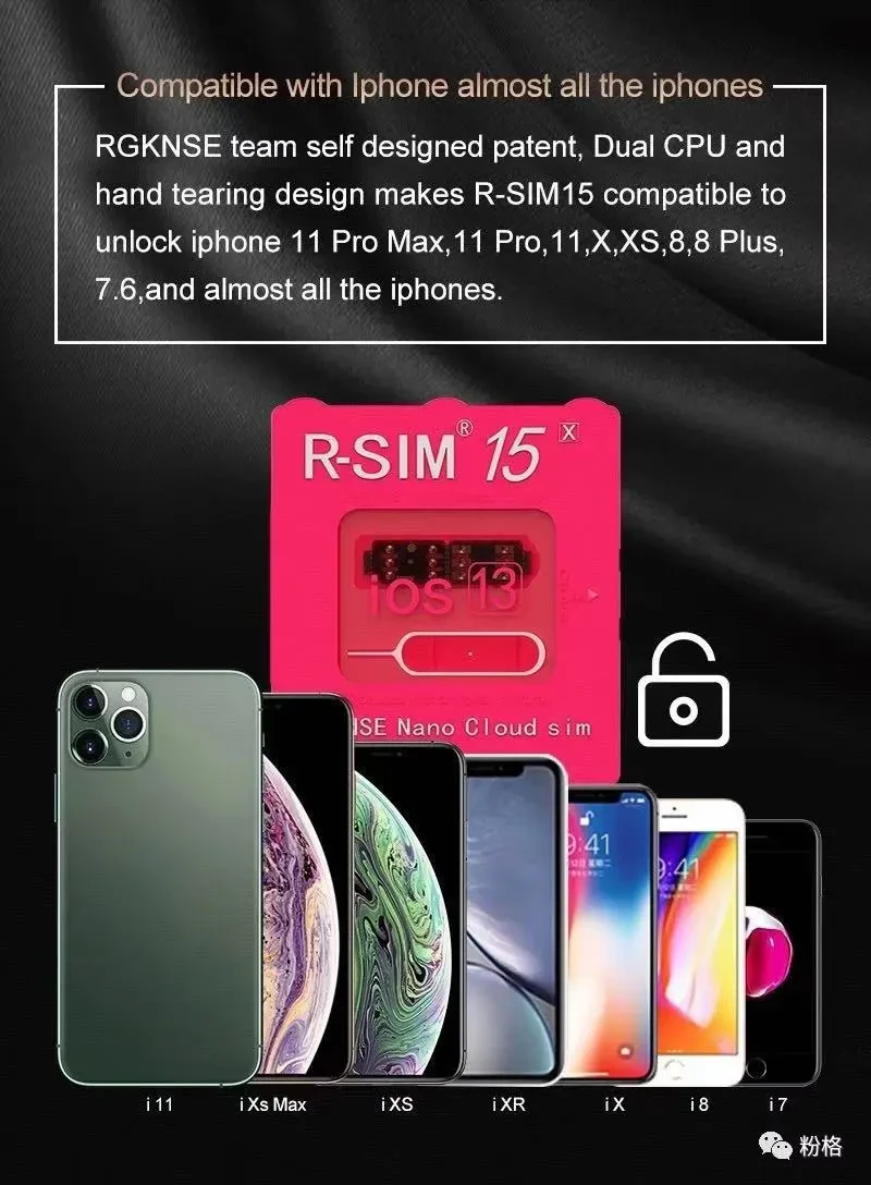 Compatible with Apple , Phone unlock card