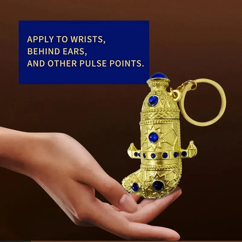 Elegant Golden-Embellished Eau de Parfum for Men and Women