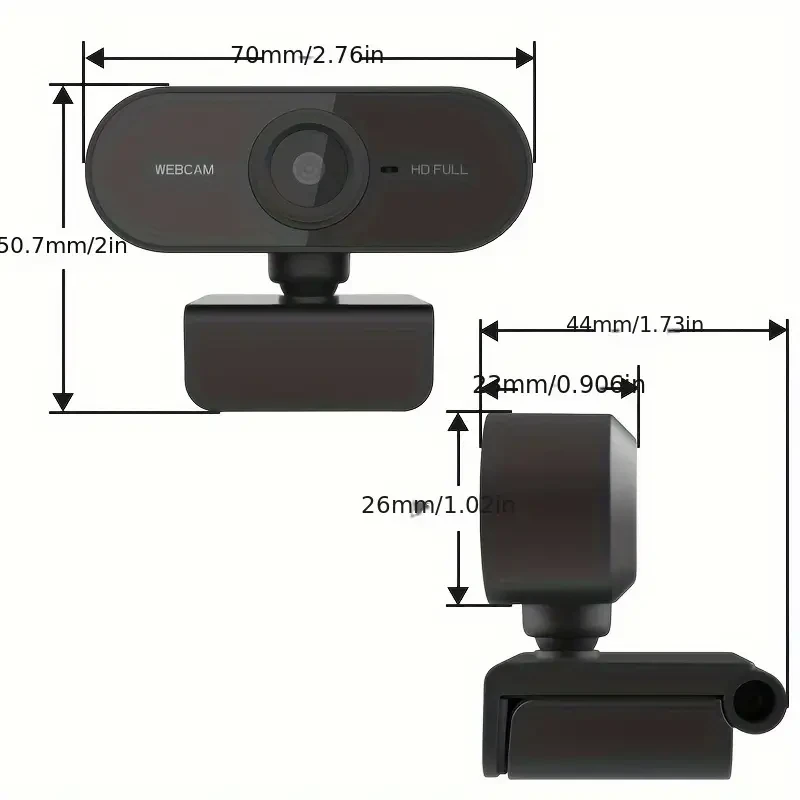 HD 1080P Webcam Mini Computer Webcam