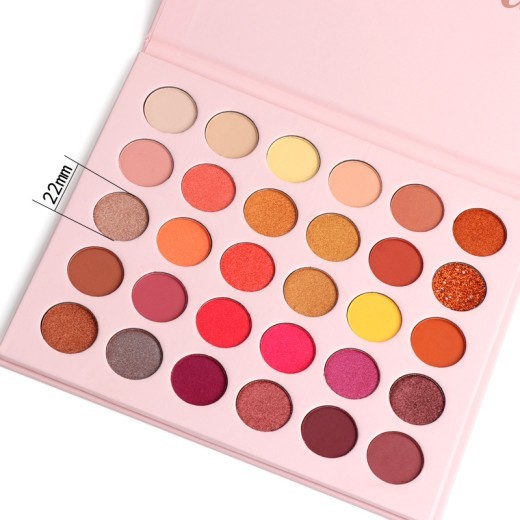 Matte Metal Waterproof Pearl Glitter Eyeshadow Palette