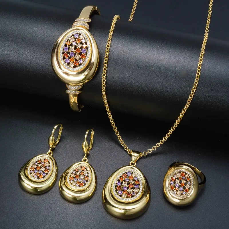 Women's Blingbling Colorful Zirconia
