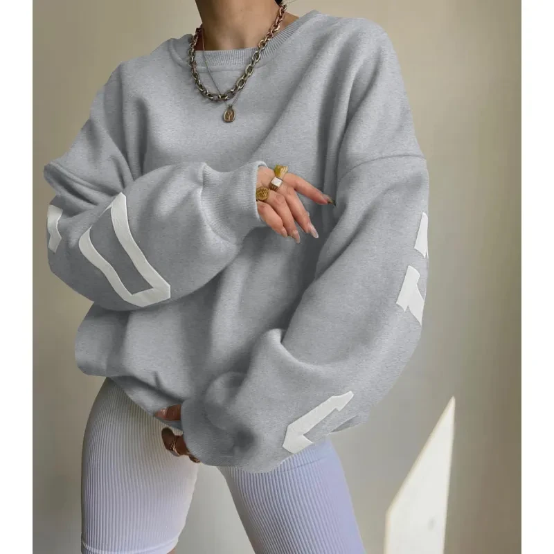 Women's Casual Fashion Print Thickened Versatile Top