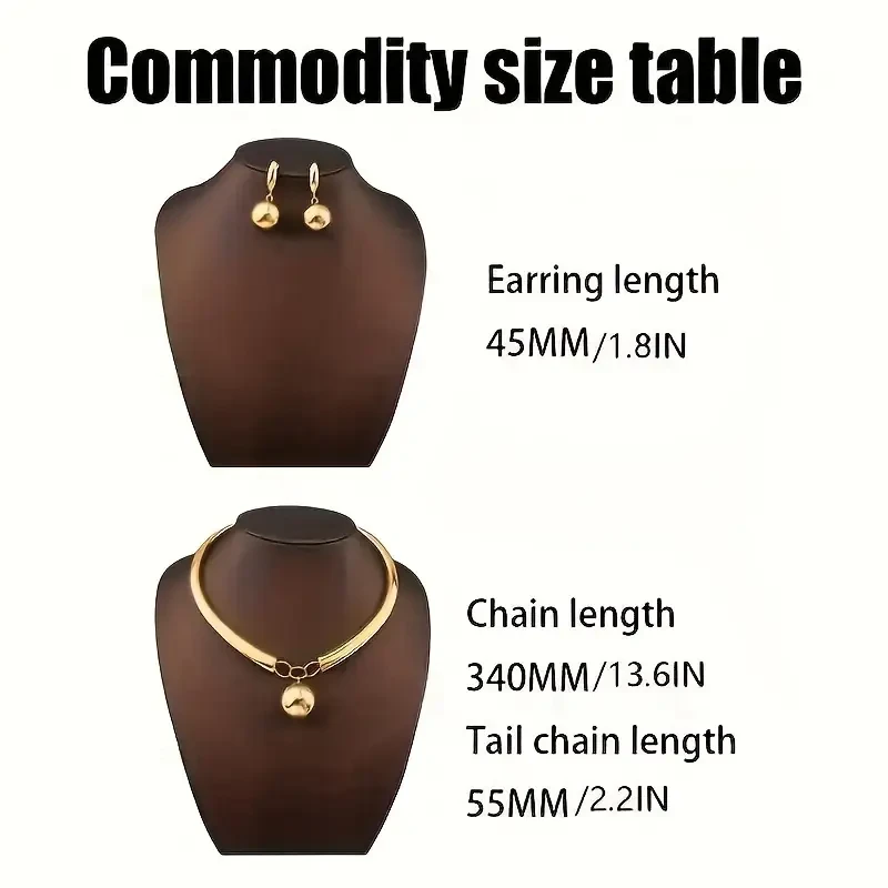 Elegant 18K Gold-Plated Copper Bohemian Jewelry Set
