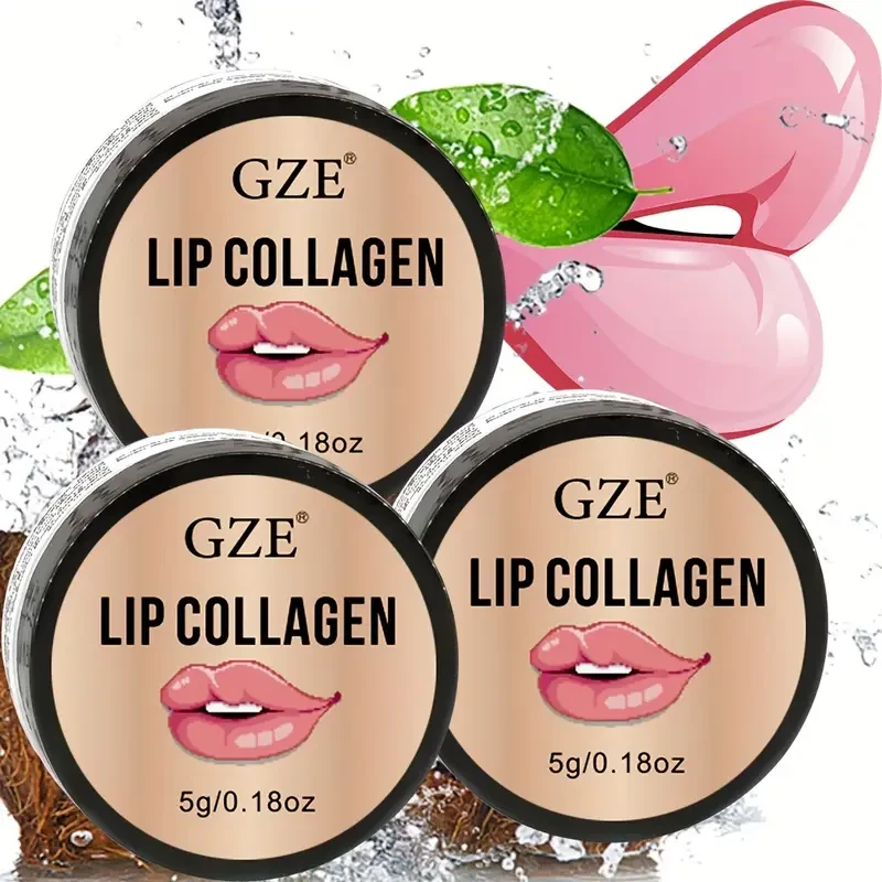 3-Pack Collagen GZE Lip Plumping Balm