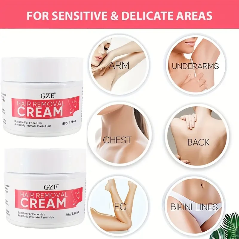 2pcs GZE Women Hair Removal Cream