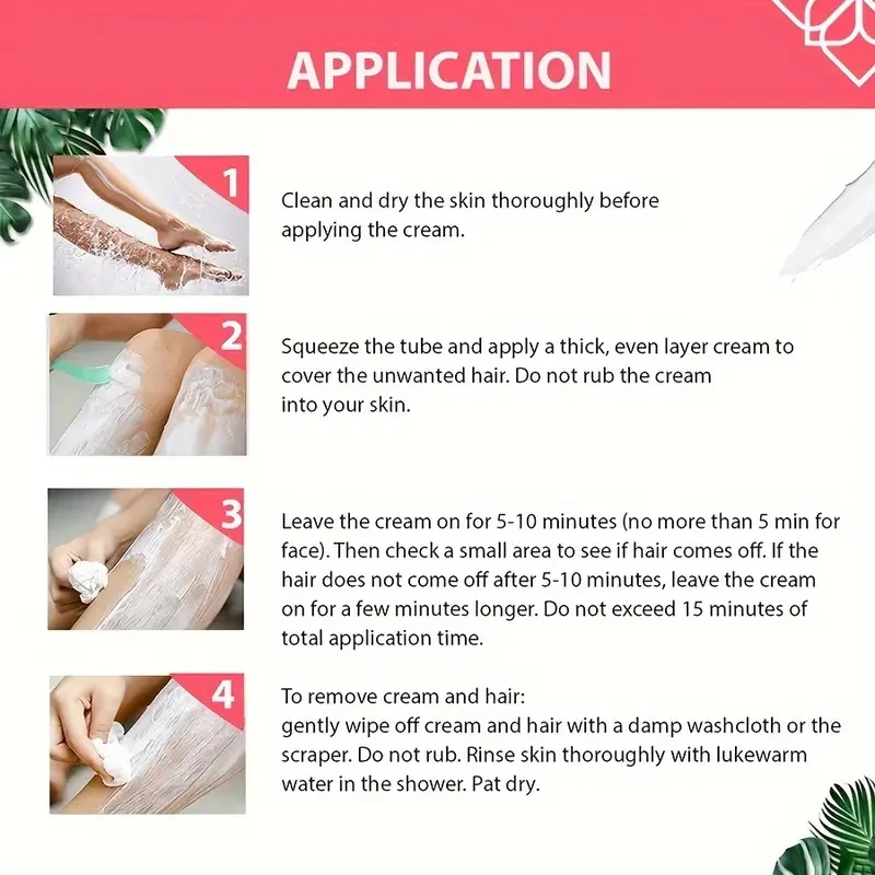 2pcs GZE Women Hair Removal Cream