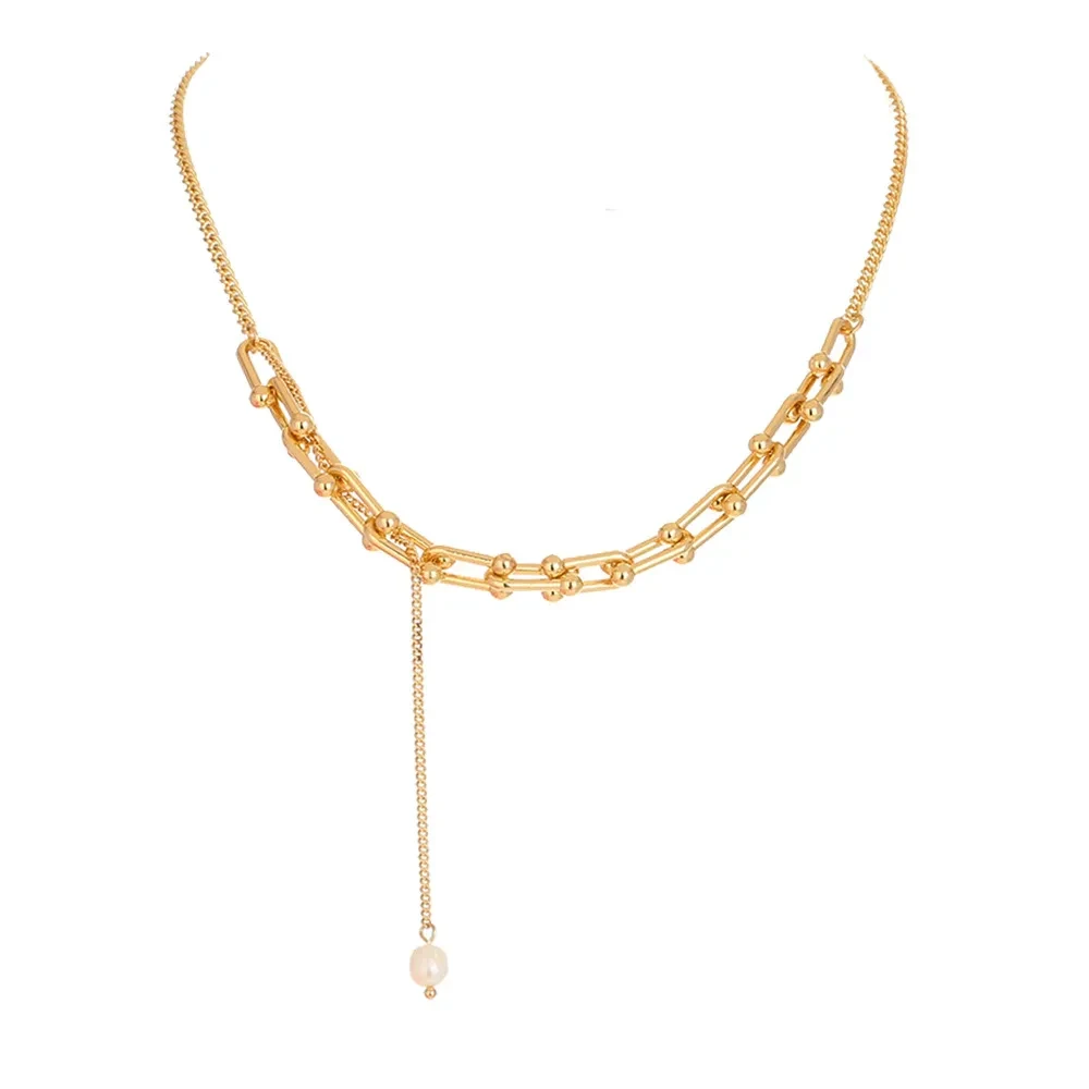 Popular Fashion Chain U-shaped Splicing Clavicle Chain