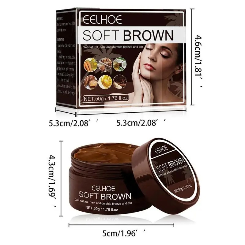 50g Tanning Accelerator Cream Intensive Brown Tanning Gel, Self-Tanning Lotion