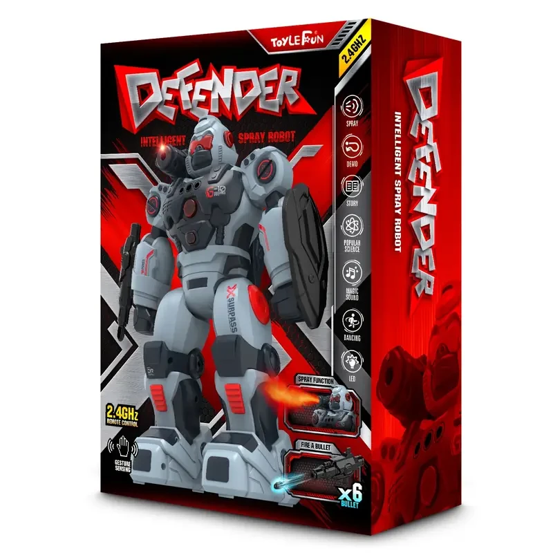 Remote Control Robot Toy, Led Eyes Smart Dancing Robot with Gesture And Sensing for Kids.