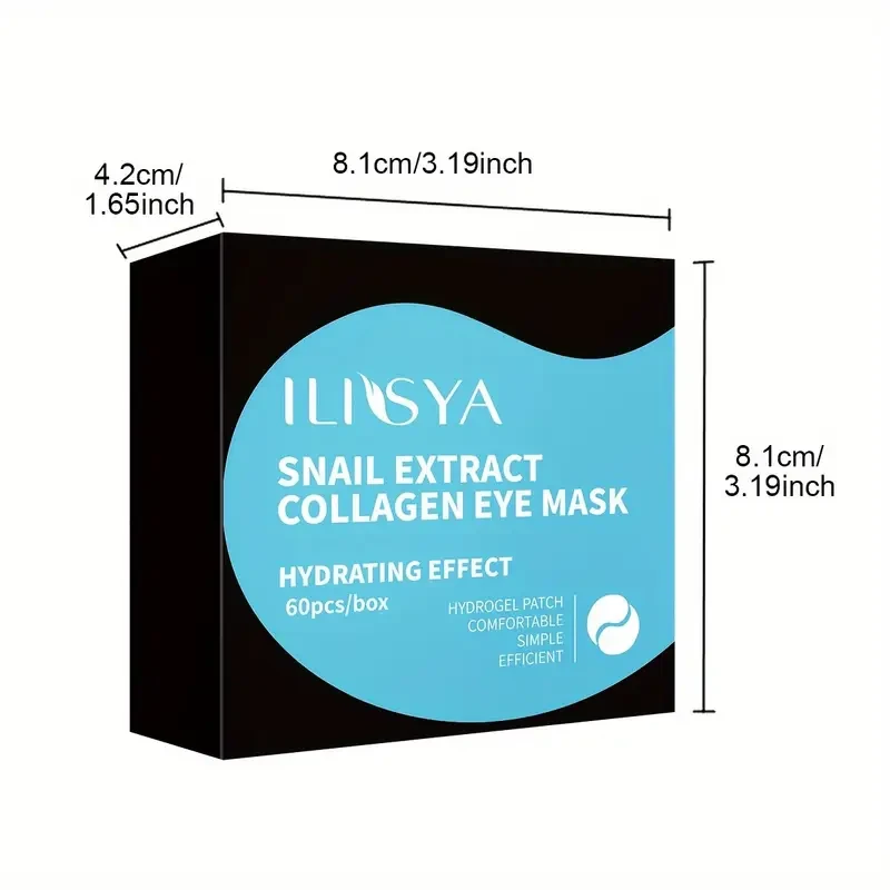 ILISYA Blue Snail Eye Mask 60pcs box