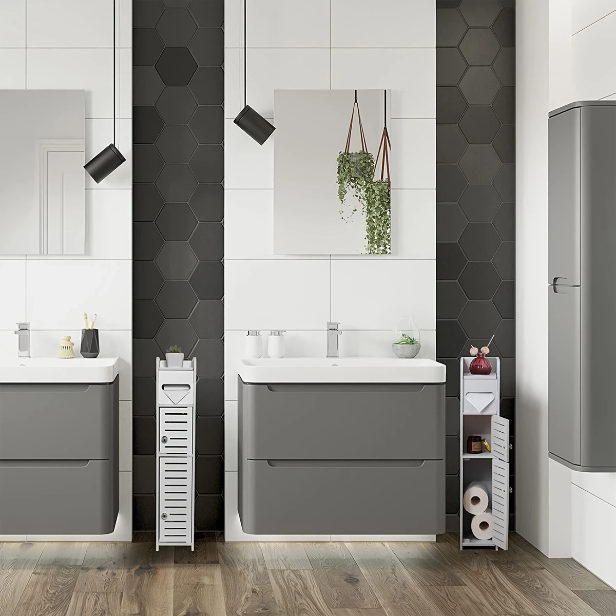 Storage Cabinet Toilet Storage Cabinet for Small Spaces