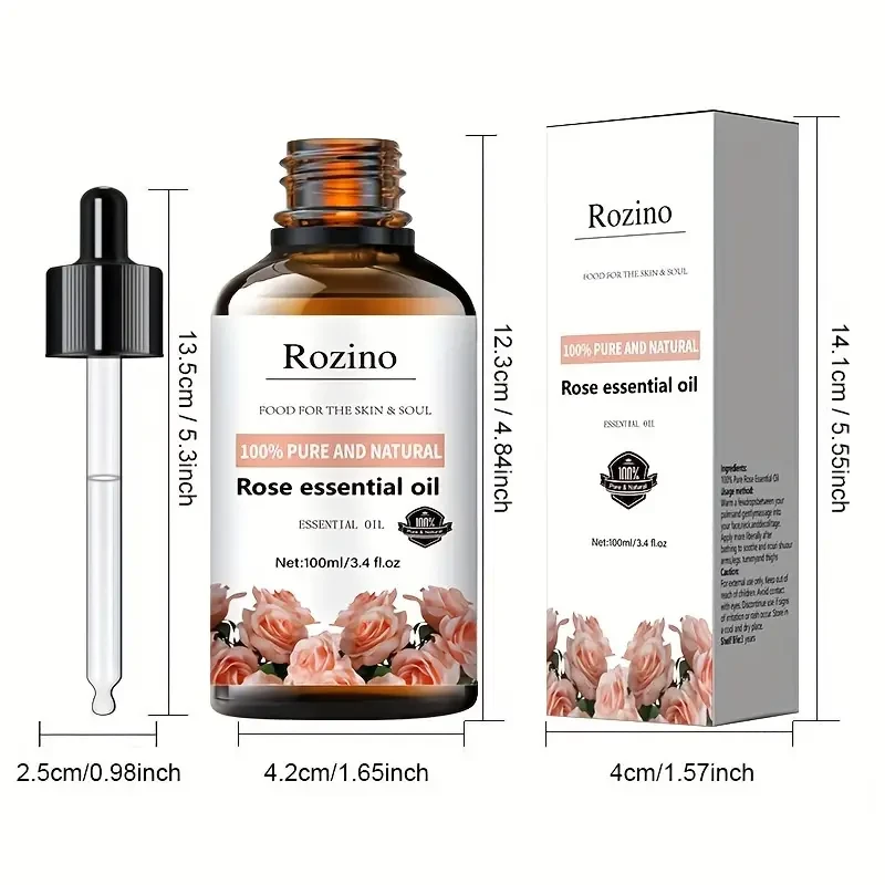 100ml ROZINO Rose Essential Oil