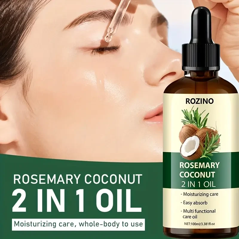 100ml Rozino Rosemary Coconut 2-in-1 Essential Oil