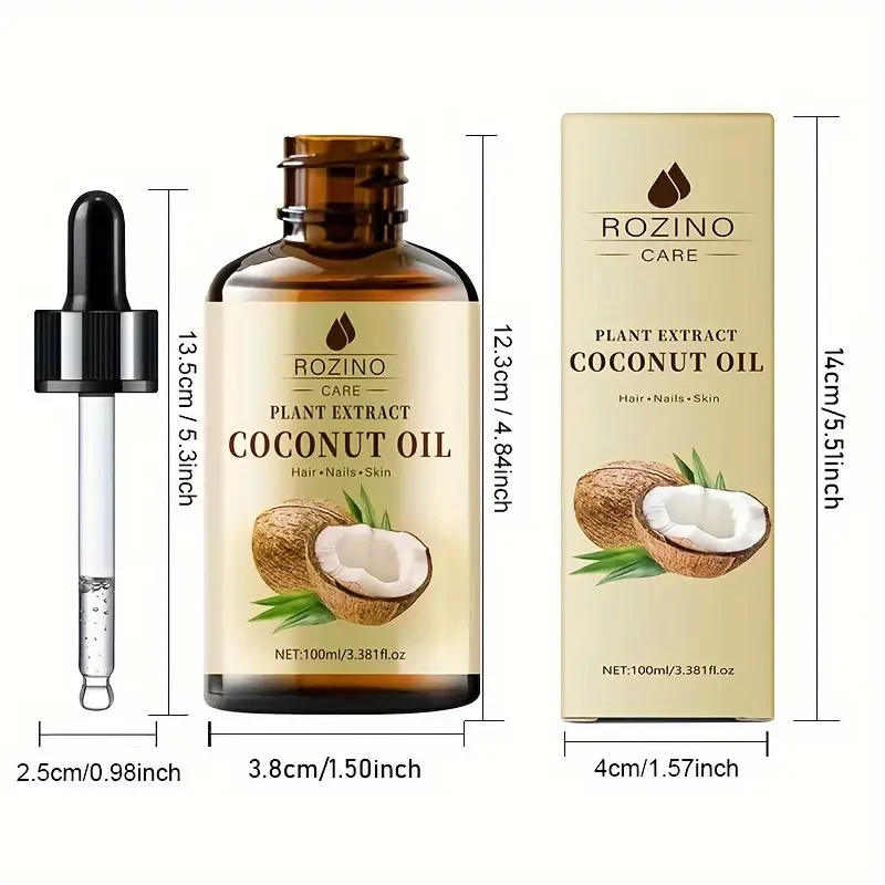 ROZINO Care 100ml Pure Coconut Oil