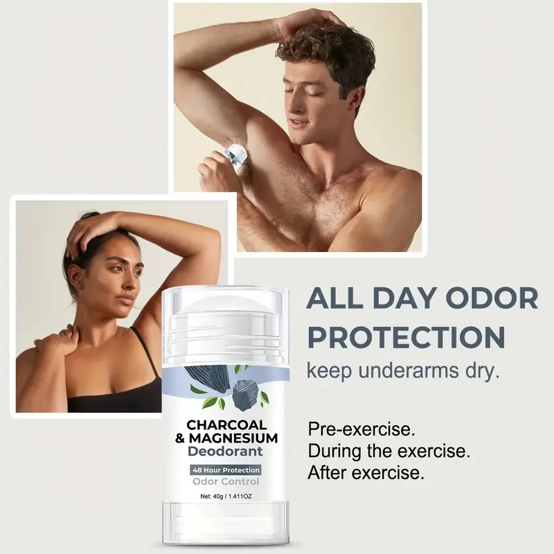 Charcoal & Magnesium Deodorant Stick