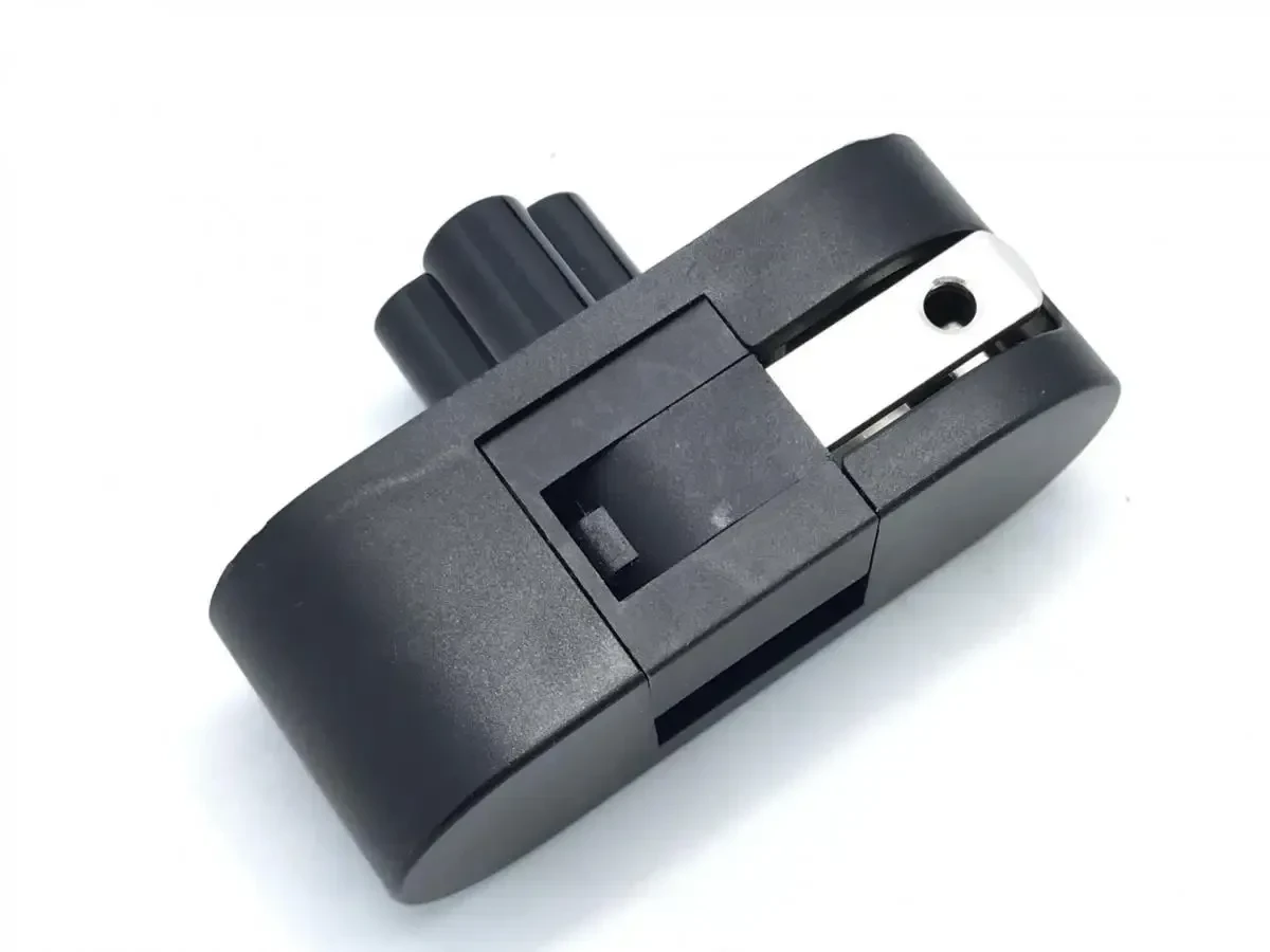 Notebook power head Folding plug with two forks and plum tail