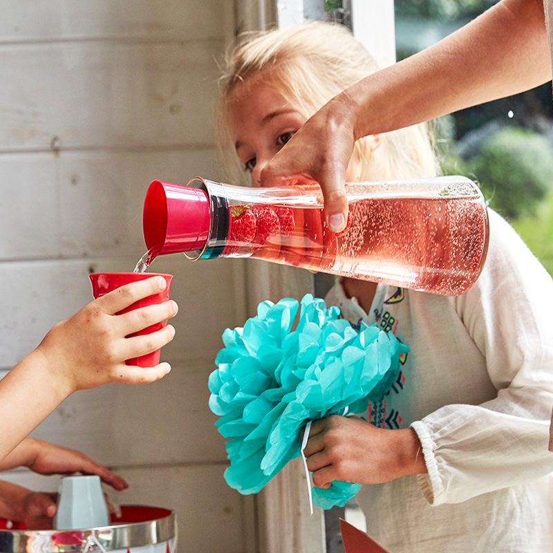 Household large capacity glass cold water bottle