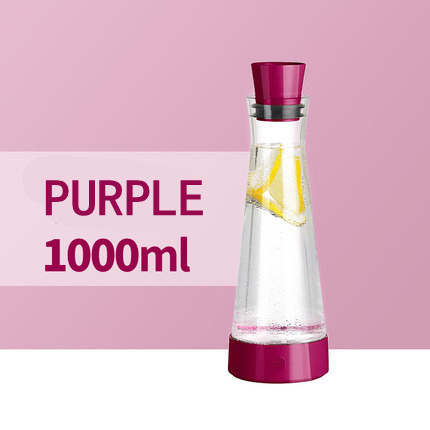Household large capacity glass cold water bottle