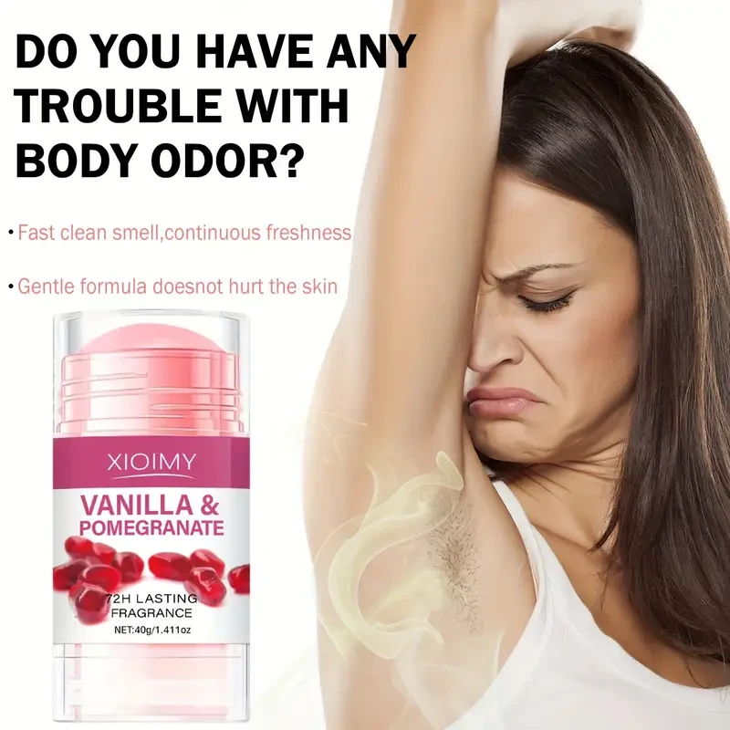 XIOIMY Vanilla & Pomegranate Deodorant Stick - 40g