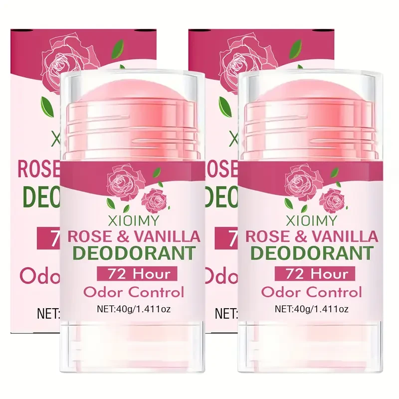 2pcs XIOIMY Rose & Vanilla Deodorant Stick
