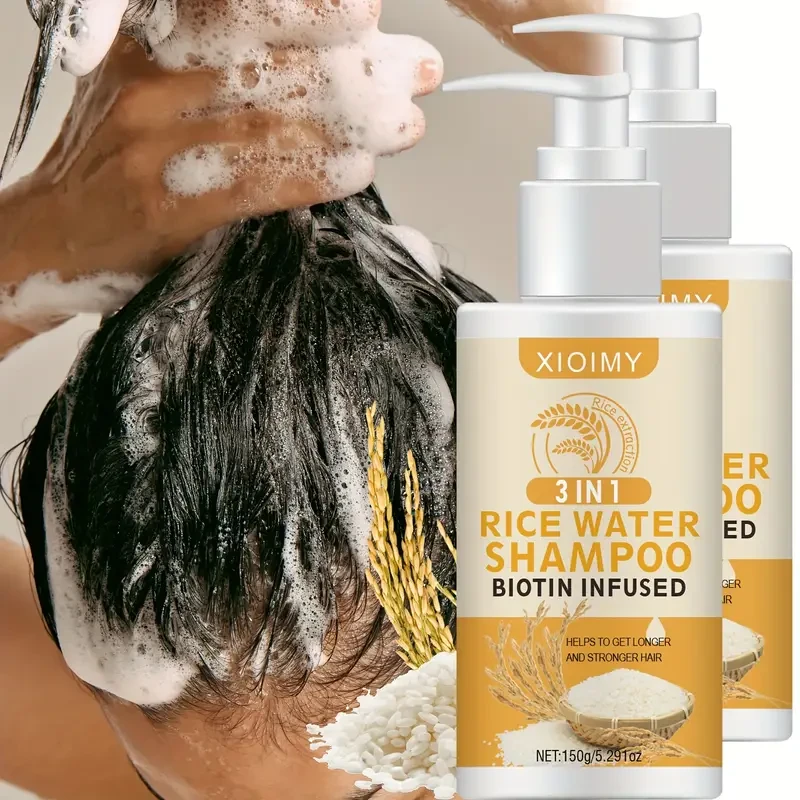 Two 3-in-1 Rice Water Shampoo