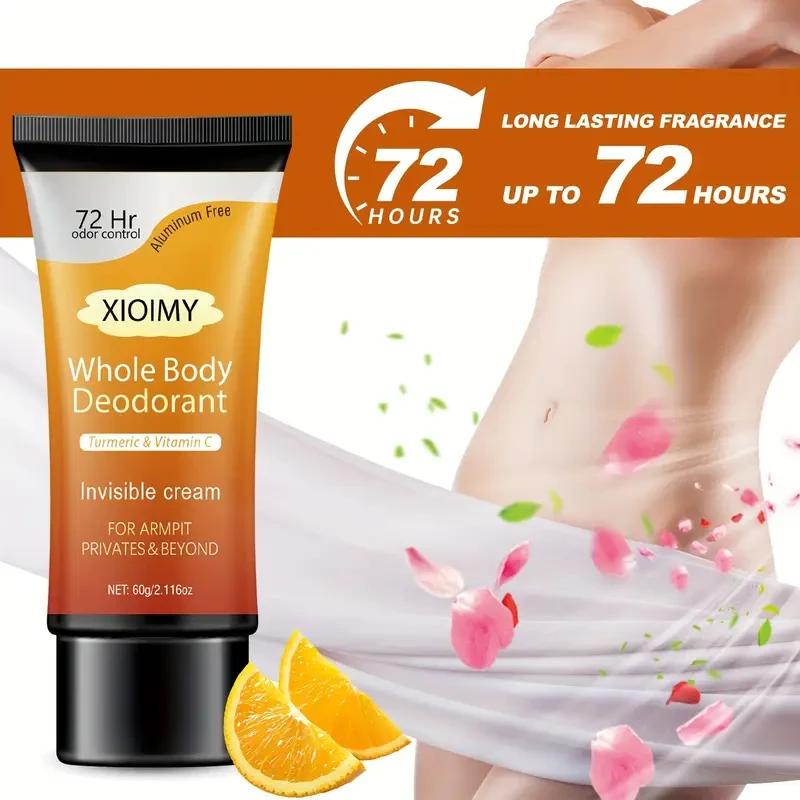 All-Over Deodorant with a Refreshing Ginger And Turmeric Scent