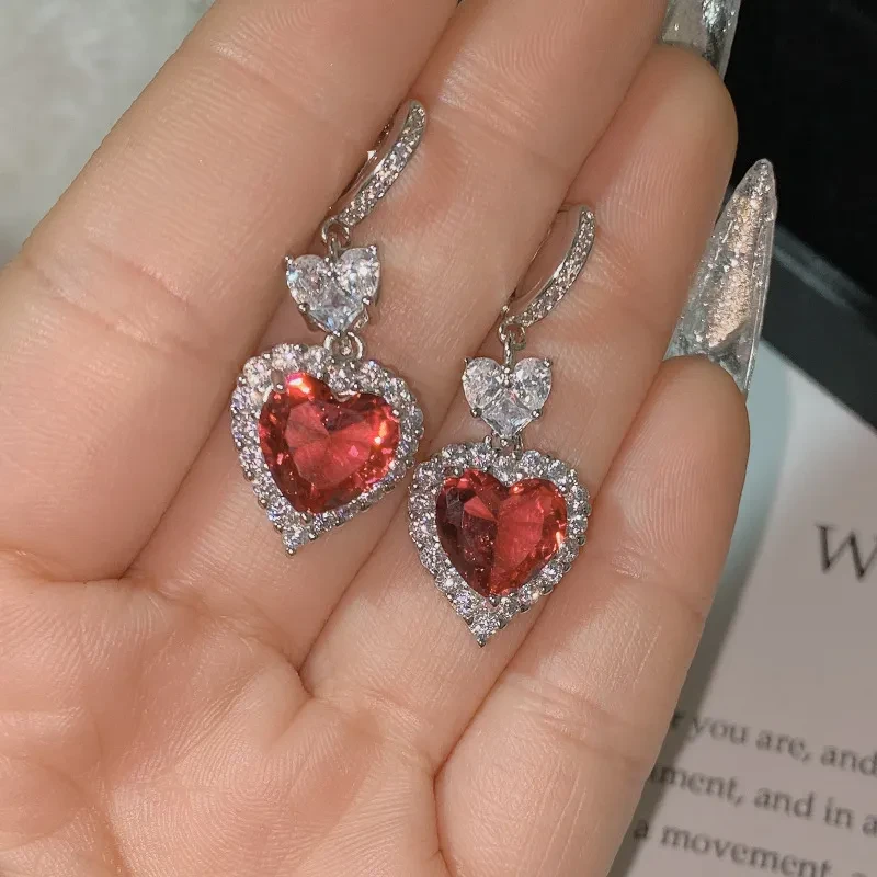 Blood Red Treasure Vintage Necklace Pendant