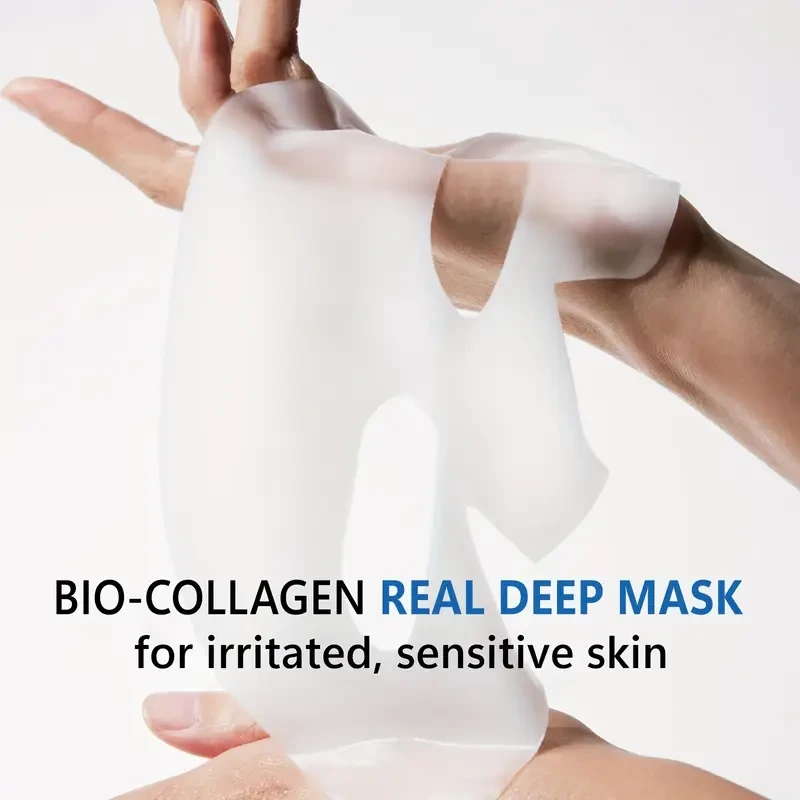 5pcs Biological Collagen Powerful Moisturizing Facial Mask