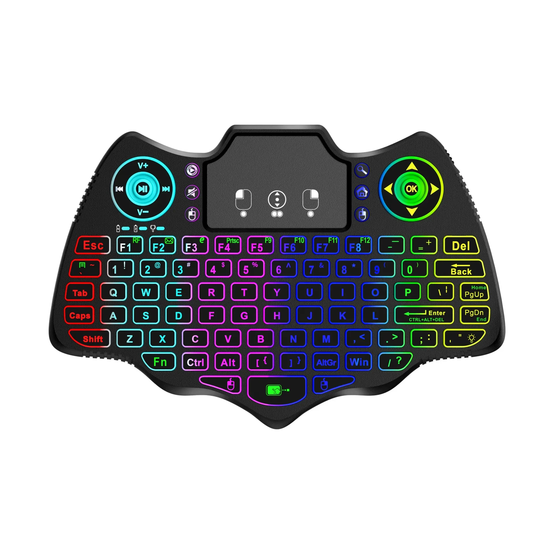 V18 Wireless Mini Flying Keyboard Mouse Remote Control