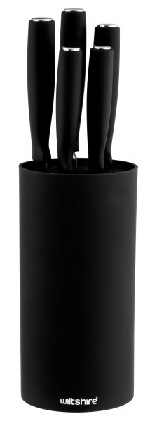 Straw Knife Block 6-Piece Set - Wiltshire