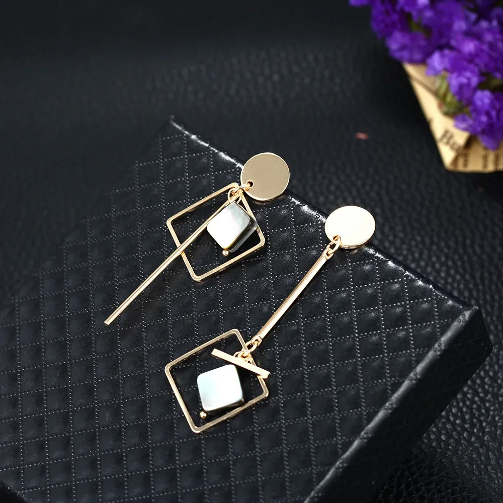 Temperament Long Pendant Earring Female Personality Versatile