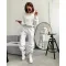 Women's Knitted Fleece Casual Suit Two-piece Set