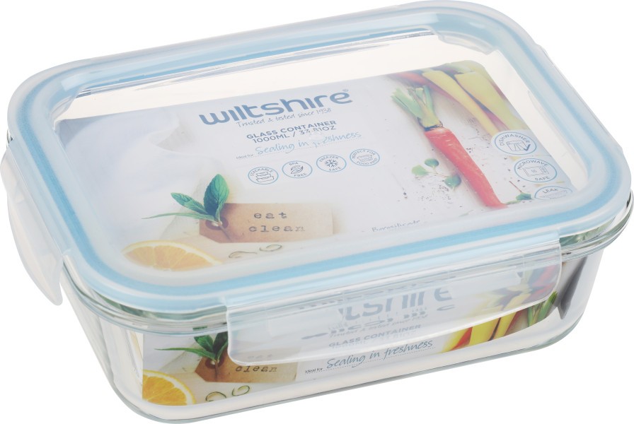 Rectangle Glass Container 1000ml - Wiltshire