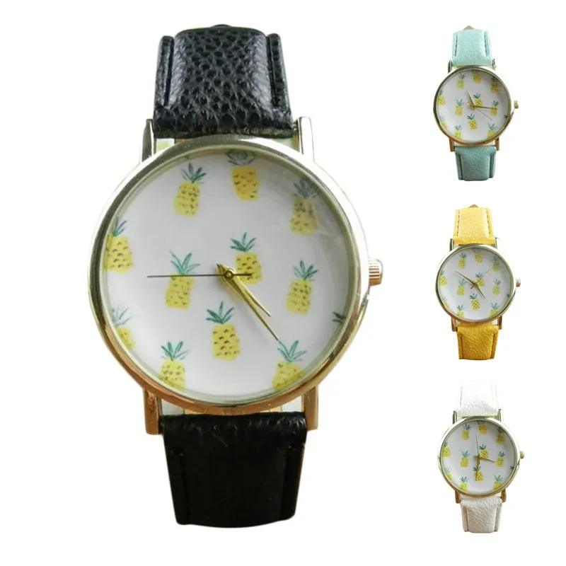 New pineapple pattern watch