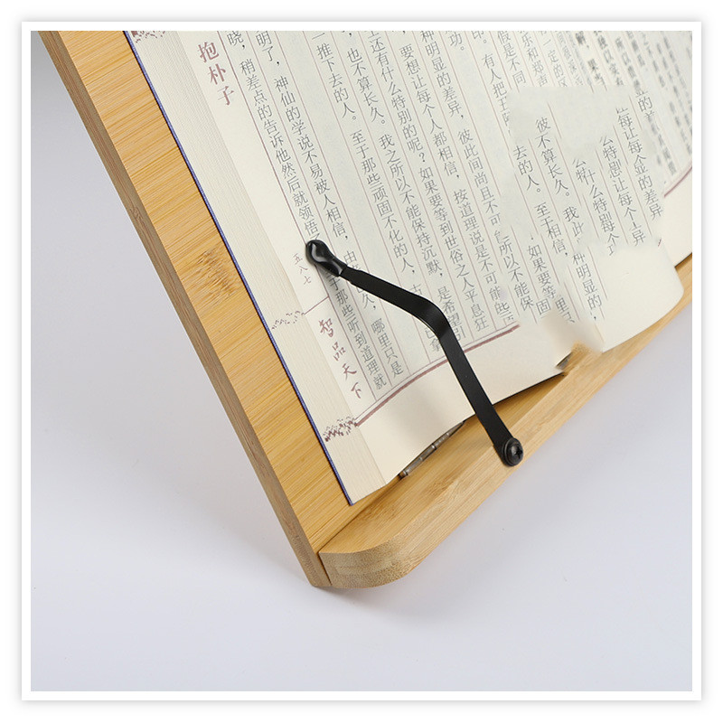 Book Clip Adult Reading Rack Reading Rack Solid Wood Pro-posting Rack Folding Book Standing Book