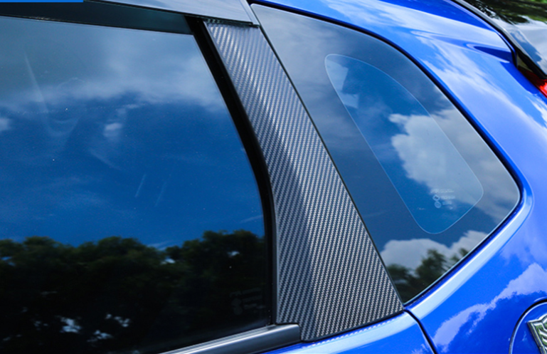 GK5 carbon fiber b-column sticker