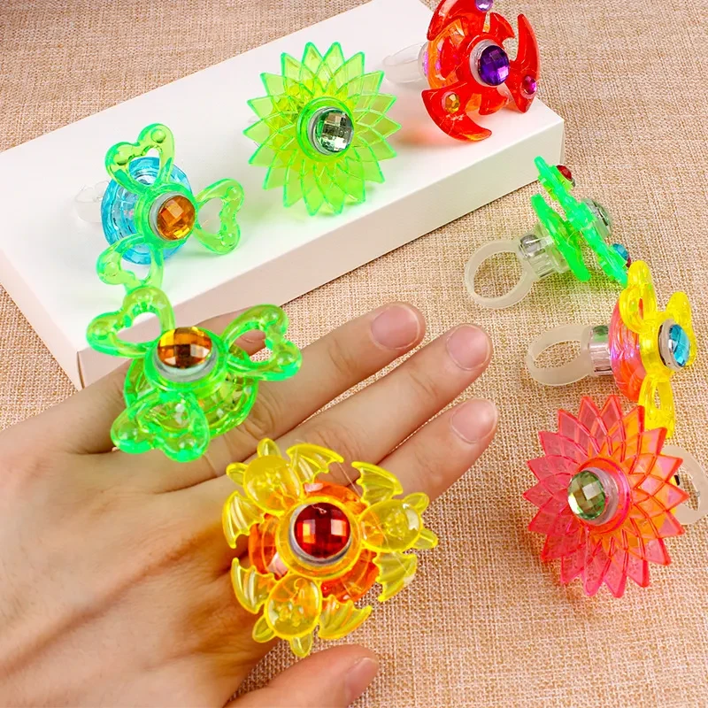 Children's luminous toy top finger light
