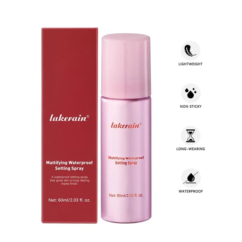 Mattifying Waterproof Setting Spray Oil Control and Non-Sticky Makeup Fixer