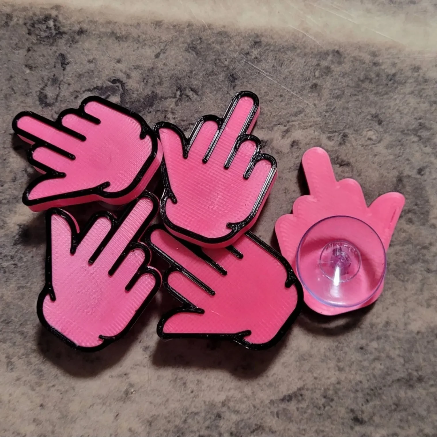 Middle Finger Sucker Small Gift Decoration (5 Pcs)