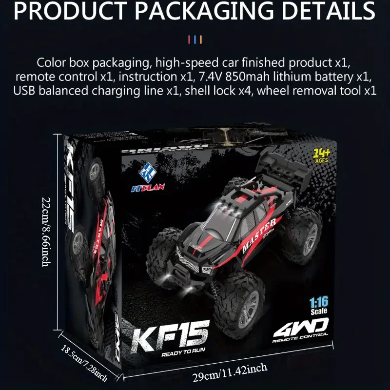 KF15 4WD Remote Control Off-Road Vehicle
