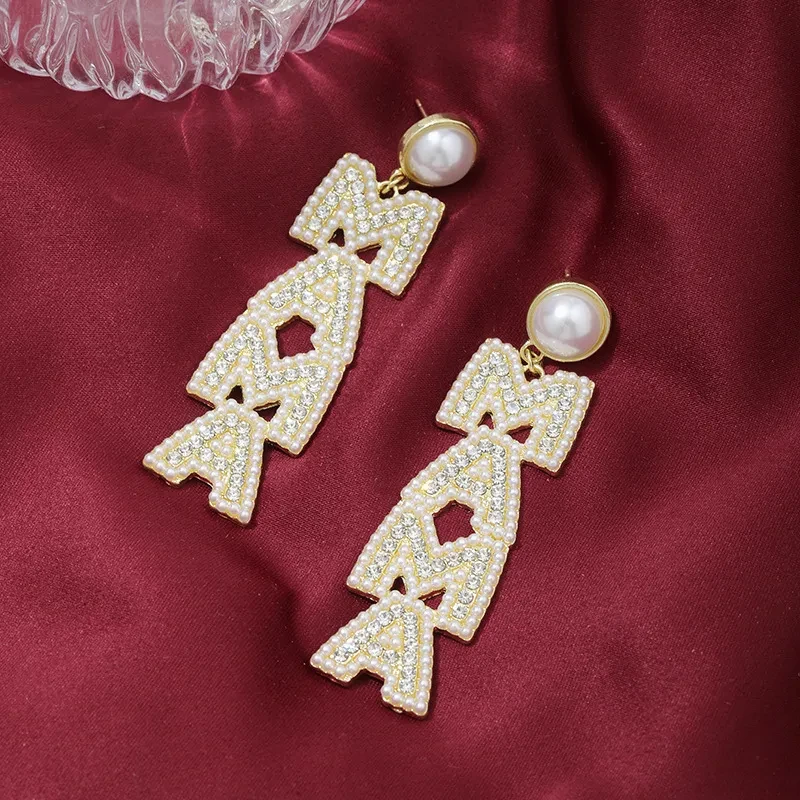 MAMA Mother's Day Creative Letters Alloy Ornament