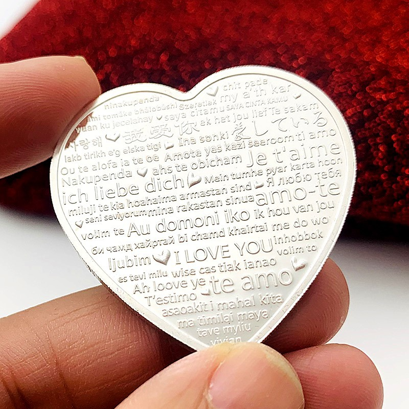 Fashion Rose Embossed Silver Medallion