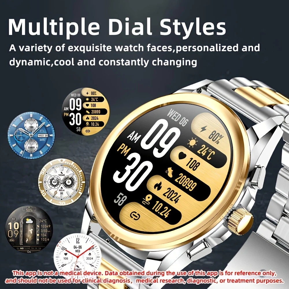 SENBONO Amoled Smart Watch for Men with Wireless Make Call