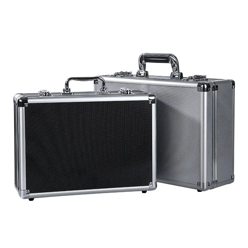 Portable File Box with Lockable Lid